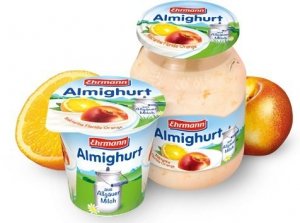 Ehrmann Almighurt Jogurt Nektarynka-Pomarańcz Słoik