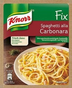 Knorr Fix Spaghetti Alla Carbonara Pikantny Włoski Sos