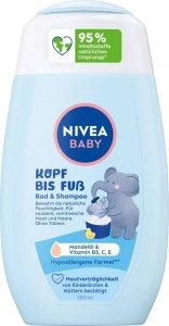Nivea Płyn do kąpieli i szampon dla dzieci od stóp do główy  200 ml