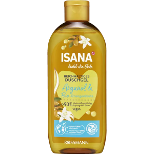Isana Bogaty Żel Pod Prysznic Olejek Arganowy I Kwiat Pomarańczy Bio 250ml Niemcy