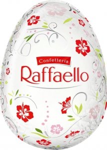 Ferrero Raffaello Duże Wielkanocne Jajko Czekoladowe Świąteczny motyw 100g