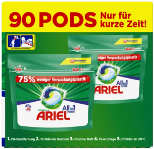 Ariel Kapsułki do prania All in 1 Uniwersalne 90