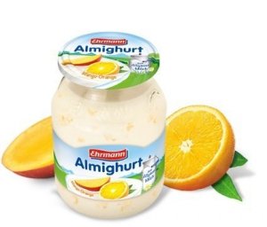 Ehrmann Almighurt Jogurt Mango-Pomarańcz Słoik
