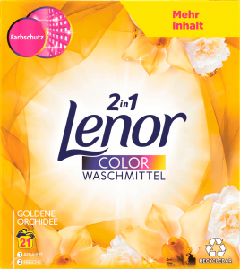 Lenor proszek prania kolorowych Goldene Orchidee 2w1 21p