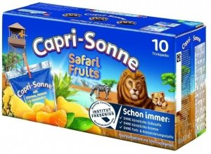Capri Sonne Safari Fruits Sok Ze Słomką 10szt
