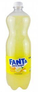 Fanta Lemon Zero Bez Cukru Dieta 1,25L z Niemiec