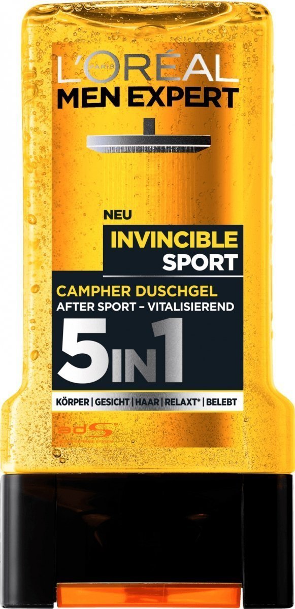 loreal men invincible sport zel prysznic nowosc