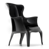 Stylowe krzesło z tworzywa Pasha 660 Pedrali czarne