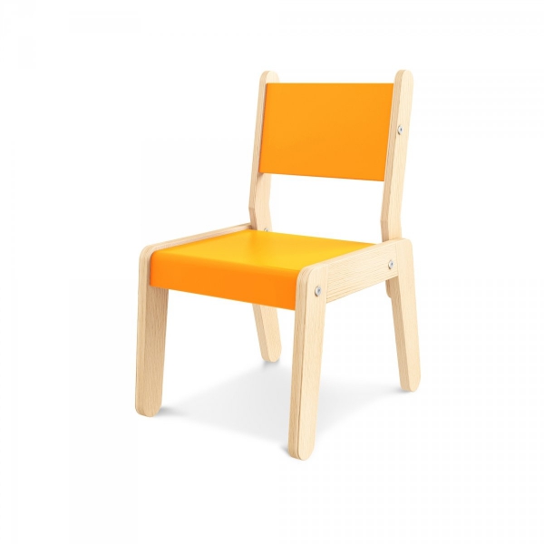 Krzesełko dziecięce Simple firmy Timoore pomarańczowe
