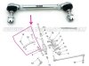 Łącznik drążków kierowniczych Drag Link Jay Parts do Sportsman / Scrambler 1000 S