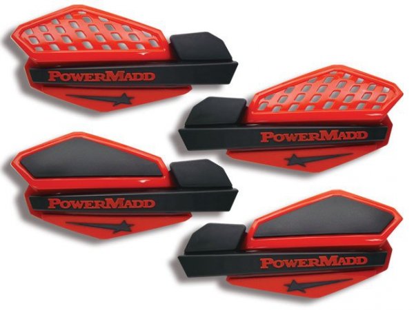 Osłony na dłonie POWER MADD Red/Black handguard