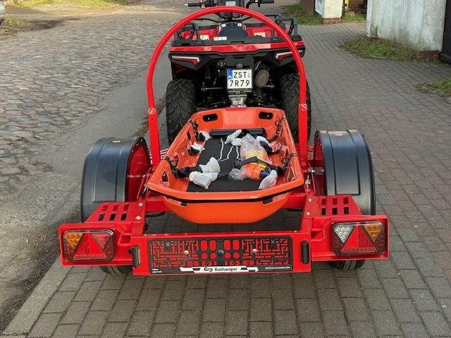 Przyczepa ratownicza z homologacją