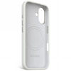 Decoded AntiMicrobial Silicone Backcover - silikonowa obudowa ochronna do iPhone 16 kompatybilna z MagSafe (stone gray)