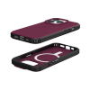 UAG Civilian Magsafe - obudowa ochronna do iPhone 15 Pro kompatybilna z MagSafe (bordeaux)