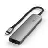 Satechi 7-in-1 USB-C Slim Multiport Adapter with Ethernet - adapter do urządzeń mobilnych (USB-C PD, 2x USB-A, HDMI 4K, Ethernet