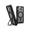 UAG Plasma XTE Magsafe - obudowa ochronna z podstawką do iPhone 16 Pro kompatybilna z MagSafe (black/orange)