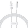 Kabel Baseus Gem Typ C-Typ C 100W 1m (biały)