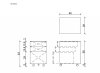 Kontener metalowy z zamkiem XD-040-3 Czarny