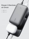 AUKEY POWERBANK 20 000 MAH, USB-C 22,5W, USB-A,MINI, SZARY