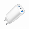 GEMBIRD SZYBKA ŁADOWARKA USB POWER DELIVERY USB TYPU C, 3X USB, 65 W, GAN BIAŁA