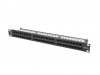 Patch panel Lanberg PPU5-1048-B (1U; 19; kat. 5e; 48xRJ-45)