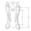 MACLEAN UCHWYT DO TELEWIZORA, MAX VESA 100X100, 13-27, 25KG MC-715A