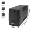 QOLTEC ZASILACZ AWARYJNY UPS LINE INTERACTIVE | MONOLITH | 850VA | 480W