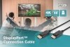 Digitus Kabel połączeniowy DisplayPort z zatrzaskami 4K 60Hz UHD Typ DP/DP M/M czarny 3m