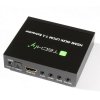 Techly HDMI 4K audio extractor SPDIF Toslink, 4x Jack 3.5mm, LPCM      5.1CH / 7.1CH