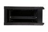 Extralink Szafka wisząca rack 4U 600x600 czarna szklane drzwi