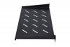 Extralink Półka rack 1U do szaf wiszących czarna 25 cm