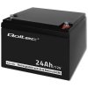 Qoltec Akumulator AGM | 12V | 24Ah | max.7.2A