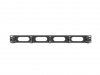 Lanberg Organizer kabli do szaf 19 cali 1U Typ B czarny AK-1205-B