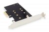 Digitus Karta rozszerzeń (Kontroler) M.2 NGFF/NVMe SSD PCIe 3.0 x4 SATA 80, 60, 42, 30 mm