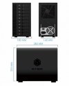 IcyBox Obudowa IB-3810-C31 10x HDD Single System dla 3,5 HDD SATA I/II/III