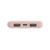 Belkin PowerBank 10 000mAh USB A i C 15W różowe złoto