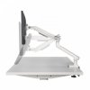 ART Uchwyt biurkowy gazowy do 1 monitora LED/LCD 17-32 L-19GD 2-9kg 2xUSB 3.0 Premium Aluminiowy