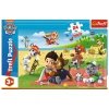 Trefl Puzzle 24 elementy MAXI Zabawa na kocu Psi Patrol