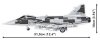 Cobi Klocki Klocki Armed Forces SAAB Jas 39 Gripen E 480 klocków