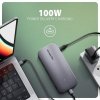 AXAGON HMC-12GM2 Wieloportowy hub USB 12in1 + M.2 NVMe/SATA pozycja, 10Gbps, 3x USB-A, USB-C, HDMI 4K/60Hz, DP 4K/60Hz, GLAN, SD