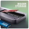 AXAGON HMC-6GM2 Wieloportovy hub USB 6in1, 10Gbps, USB-A, USB-C, HDMI 4K/60Hz, M.2 NVMe/SATA, SD/microSD, PD 100W, 20cm USB-C ka