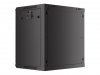 Lanberg Szafa wisząca 19 cali 12U 600x450 drzwi perforowane (flat pack) czarna
