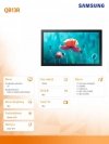 Samsung Monitor profesjonalny  QB13R 13 cali Matowy 16h/7 300(cd/m2) 1920x1080 (FHD) S6 Player Wi-Fi 3 lata d2d (LH13QBRMBGCXEN)