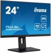 IIYAMA Monitor 23.8 cala ProLite XUB2492QSU-B1 IPS,QHD,USB-C,100Hz,3xUSB(3.2),HDMI,DP  300cd/m2,FreeSync,2x2W,HAS(150mm),PIVOT