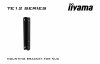 IIYAMA Monitor 85.6 cala ProLite TE8612MIS-B3AG,INFRARED,40pkt,VA,4K, 24/7, 7H, WiFi,VGA, HDMI, USB-c, Bluetooth,metal,8ms, vesa