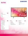 Samsung Telewizor LED 43 cale UE43DU7192UXXH