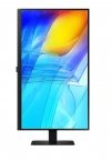 Samsung Monitor 27 cali ViewFinity S80D IPS 3840x2160 UHD 16:9 1xHDMI 1xDP 3xUSB 3.0 5ms PinP/PbyP 60Hz HAS+PIVOT płaski 3YOn-Si