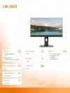 AG NEOVO Monitor AG NEOVO 23,8 cala LW-2403 HDMI  VGA