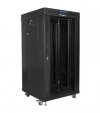 Lanberg Szafa stojąca rack 19 cali 22U 600X600mm czarna LCD