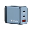 Verbatim Ładowarka GNC-65 32201 GaN 65W, 2xUSB-C 1xUSB-A, UE / UK